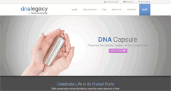 Desktop Screenshot of dnalegacy.com
